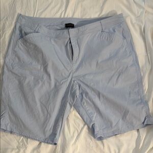 Lane Bryant Blue Bermuda Shorts Lightweight Casual